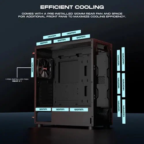 Dawg X 490 E-ATX Full Tower Cabinet (X490-BLACK) – TechCure India