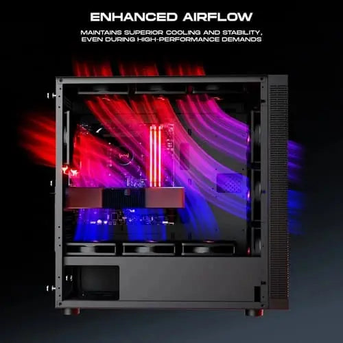 Dawg X 490 E-ATX Full Tower Cabinet (X490-BLACK) – TechCure India