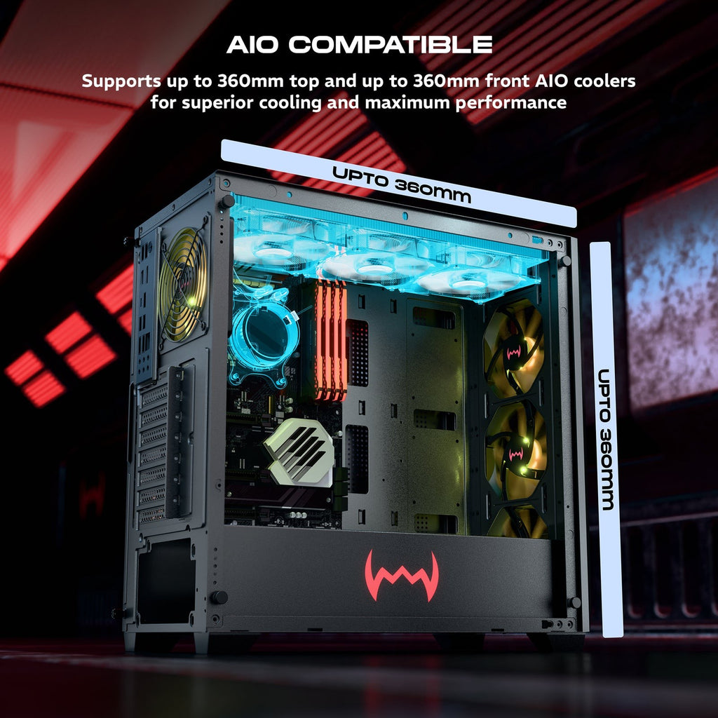 DAWG X 540 ARGB EATX Full Tower Cabinet ( Black ) - image 5