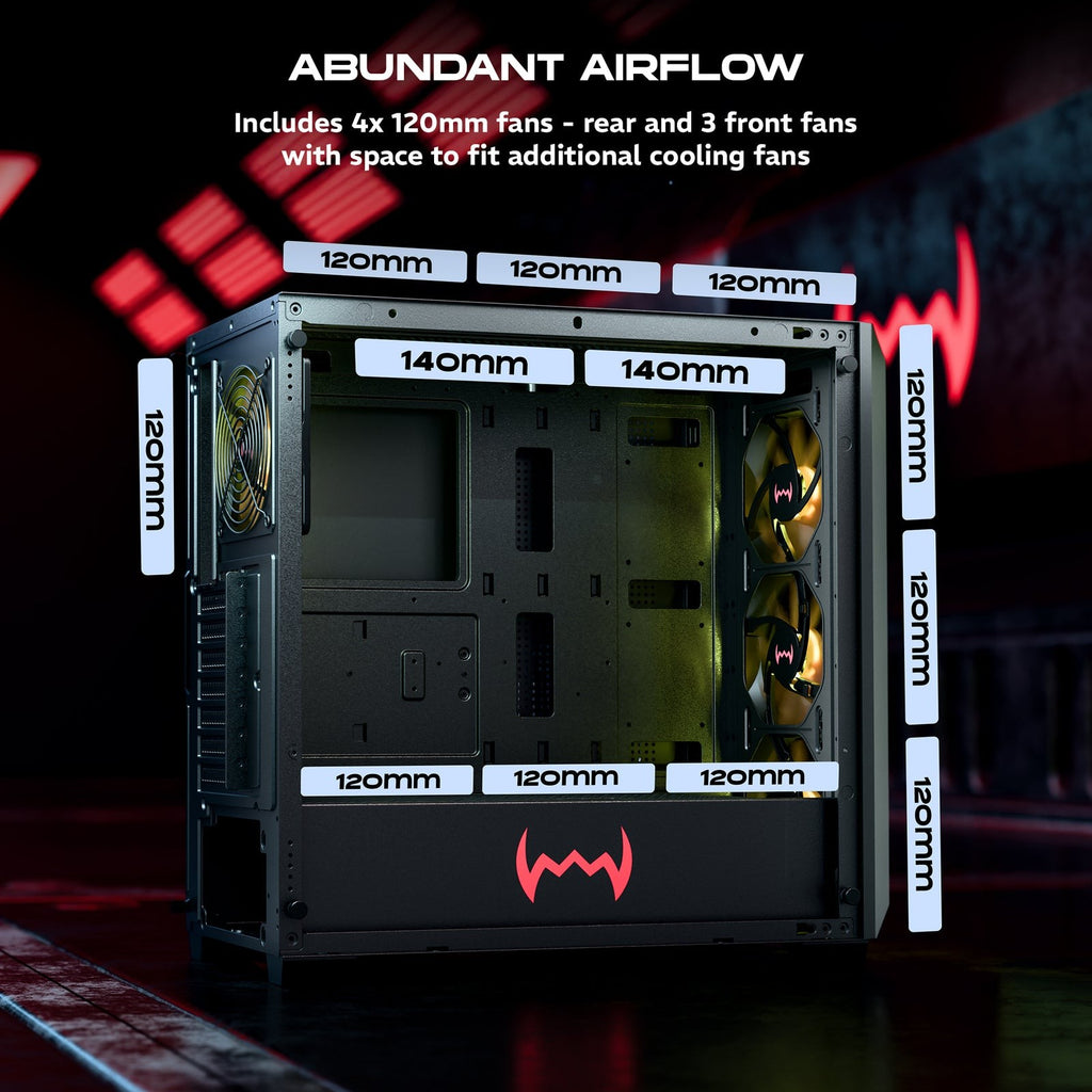 DAWG X 540 ARGB EATX Full Tower Cabinet ( Black ) - image 7