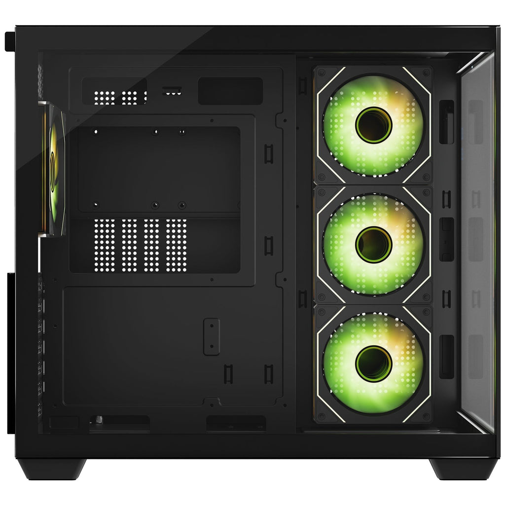 DAWG X 617 ARGB ATX Mid Tower Cabinet ( Black ) – TechCure India