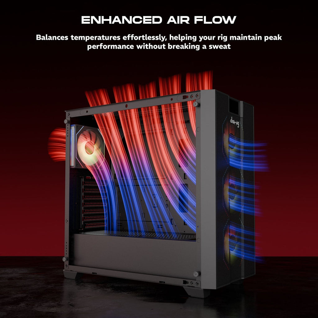 DAWG X 678 ARGB ATX Mid Tower Cabinet ( Black ) - image 10