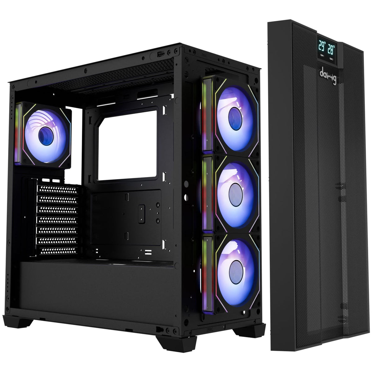 DAWG X 678 ARGB ATX Mid Tower Cabinet ( Black ) - image 6