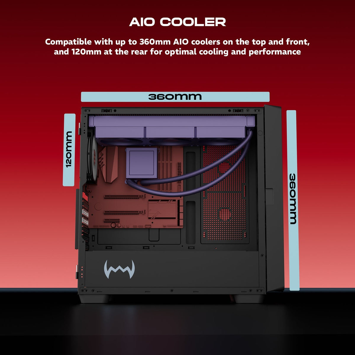 DAWG Y 804 ARGB ATX Mid Tower Cabinet ( Black ) - image 4