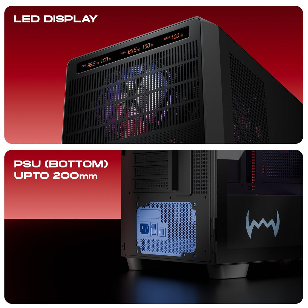 DAWG Y 804 ARGB ATX Mid Tower Cabinet ( Black ) - image 6