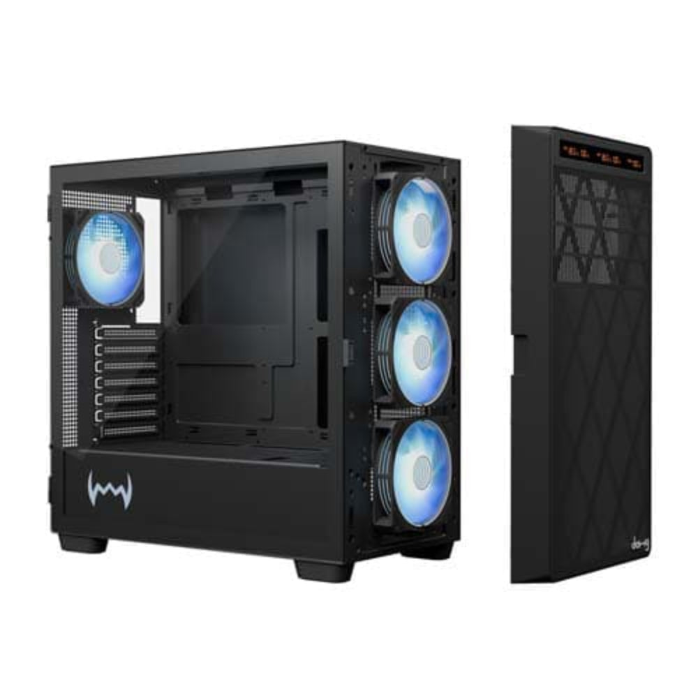 DAWG Y 804 ARGB ATX Mid Tower Cabinet ( Black ) - 2
