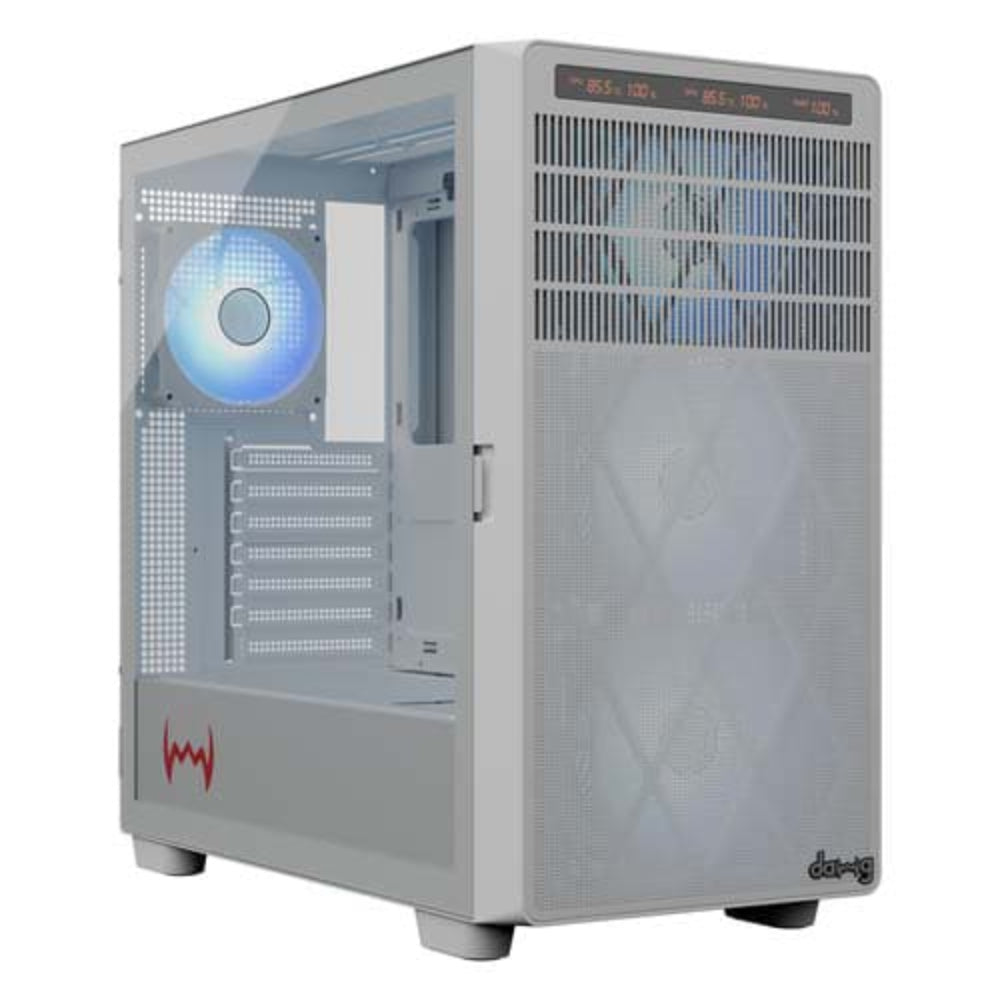 DAWG Y 804 ARGB ATX Mid Tower Cabinet ( White )