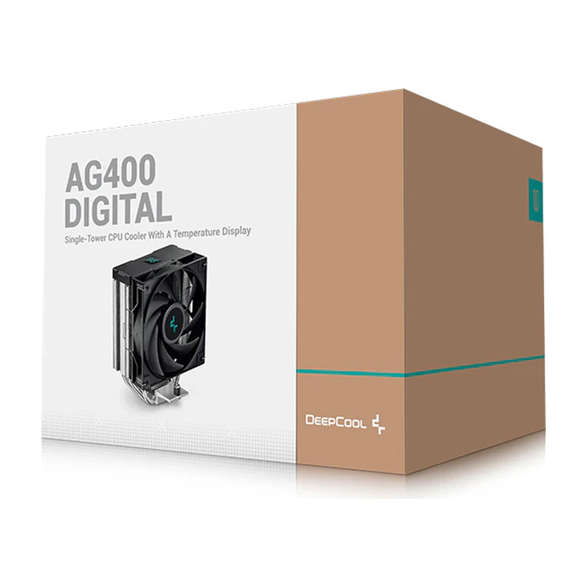 Deepcool AG400 Digital 120mm CPU Air Cooler (R-AG400-BKNDMN-G-1) – photo 2 – TechCure India