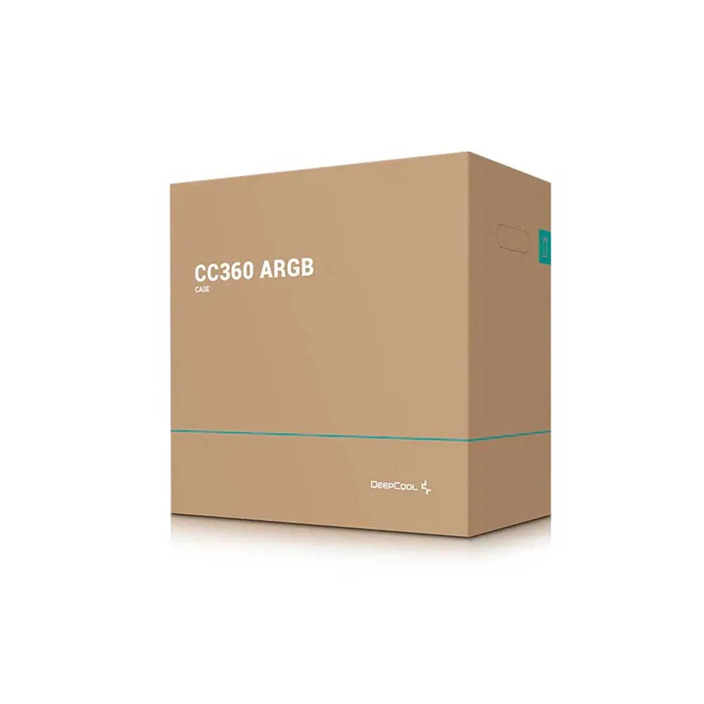 Deepcool CC360 ARGB Micro Atx Cabinet Black (R-CC360-BKAPM3-G-1) – TechCure India