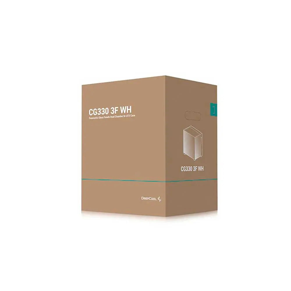 Deepcool CG330 3F Micro ATX Mid Tower Cabinet White (R-CG330-WHNGM3-G) – TechCure India