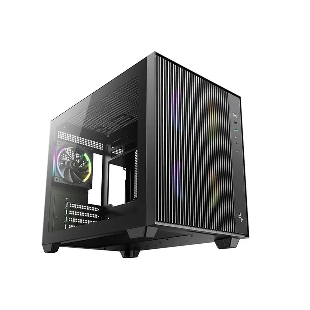 DeepCool CG330 MESH 3F ITX/Micro-ATX Micro-ATX Mid Tower Cabinet – TechCure India