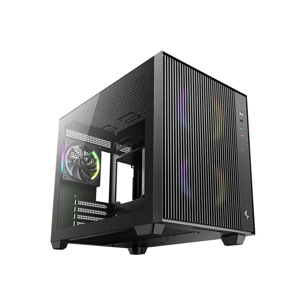 DeepCool CG330 MESH 3F ITX/Micro-ATX Micro-ATX Mid Tower Cabinet – TechCure India