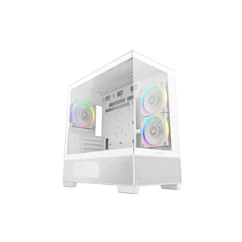 Deepcool CG380 3F Micro ATX Mid Tower Cabinet White (R-CG380-WHAGM3-G) – TechCure India