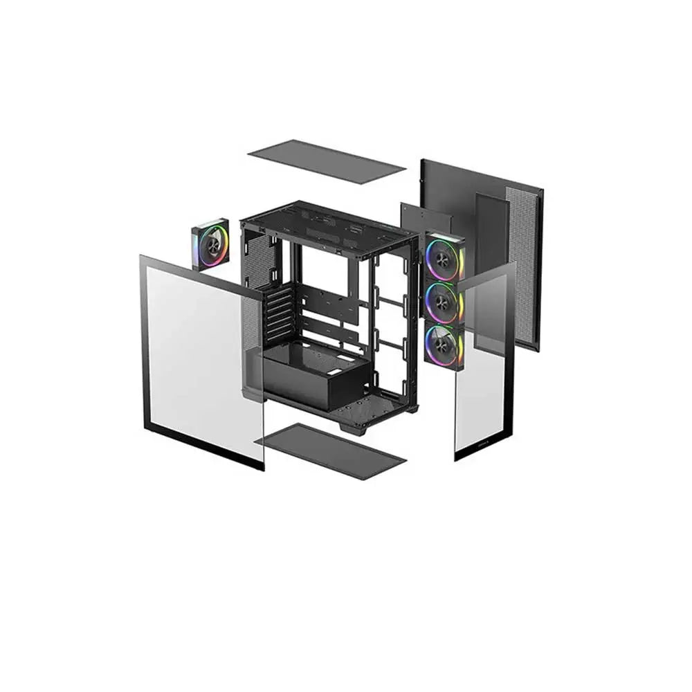 Deepcool CG580 4F V2 Micro ATX Mid Tower Cabinet Black (R-CG580-BKADA4-G-2) – TechCure India