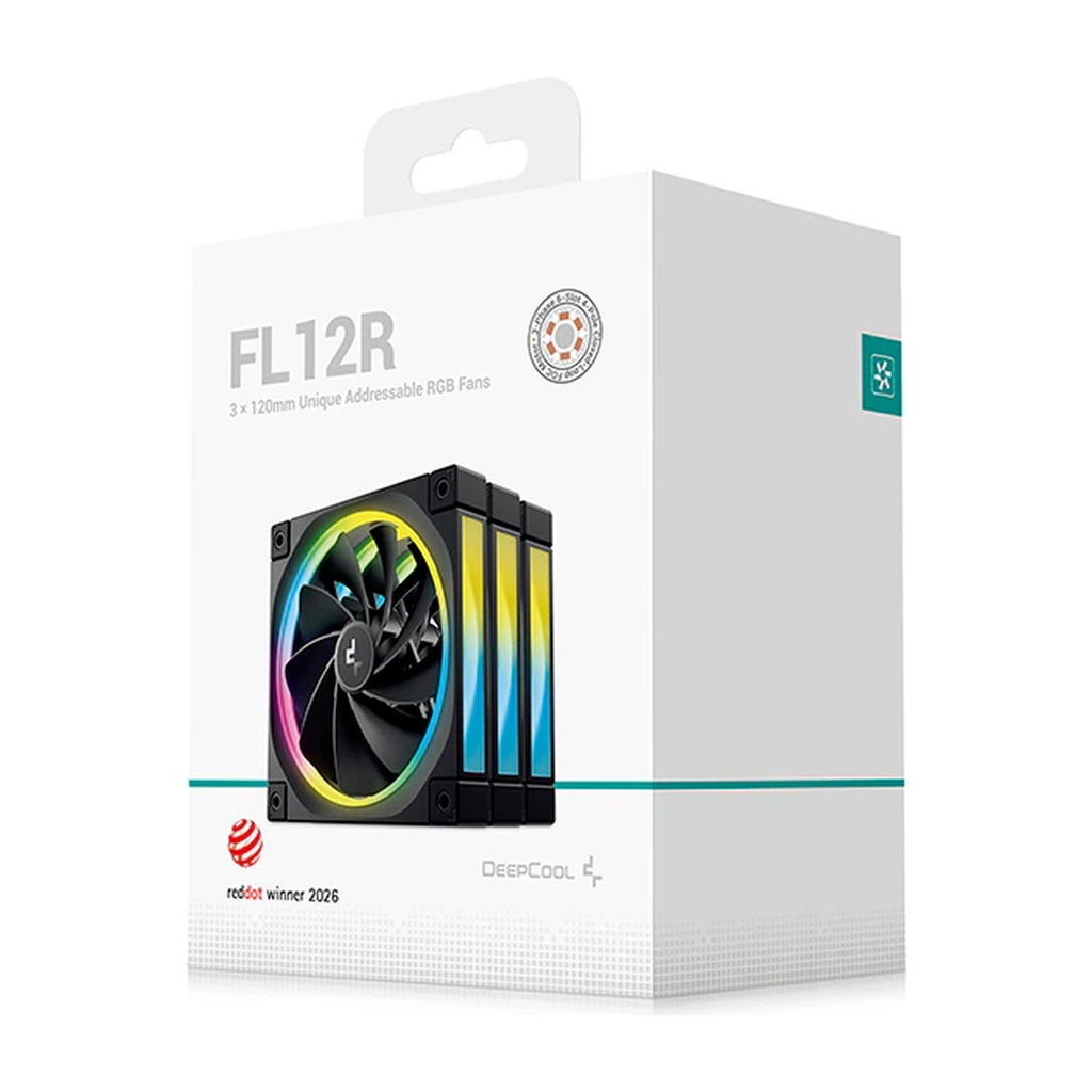 Deepcool FL12R 3 IN 1 ARGB 120mm Cabinet Fan Black (R-FL12R-BKAPN3-G) – photo 5 – TechCure India