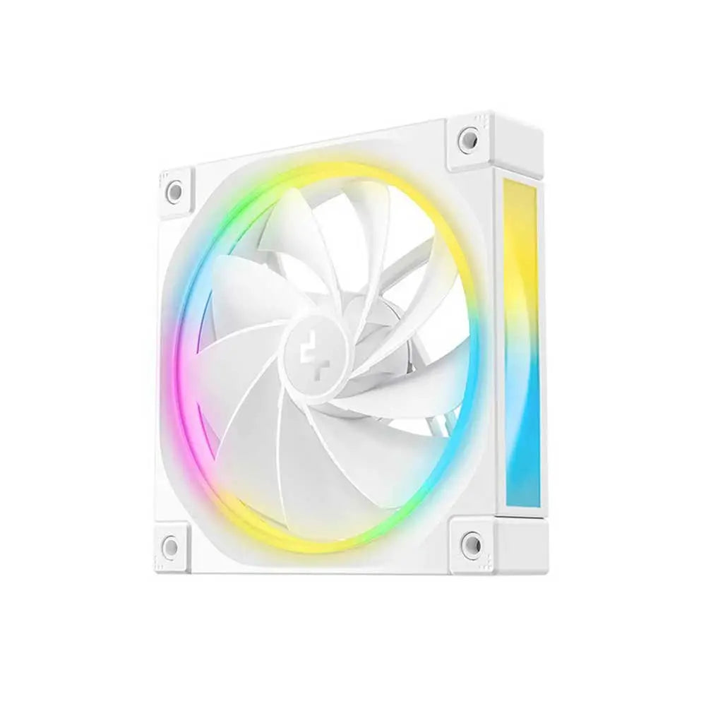 Deepcool FL12R WH-3 IN 1 ARGB 120mm Cabinet Fan White (R-FL12R-WHAPN3-G) – TechCure India