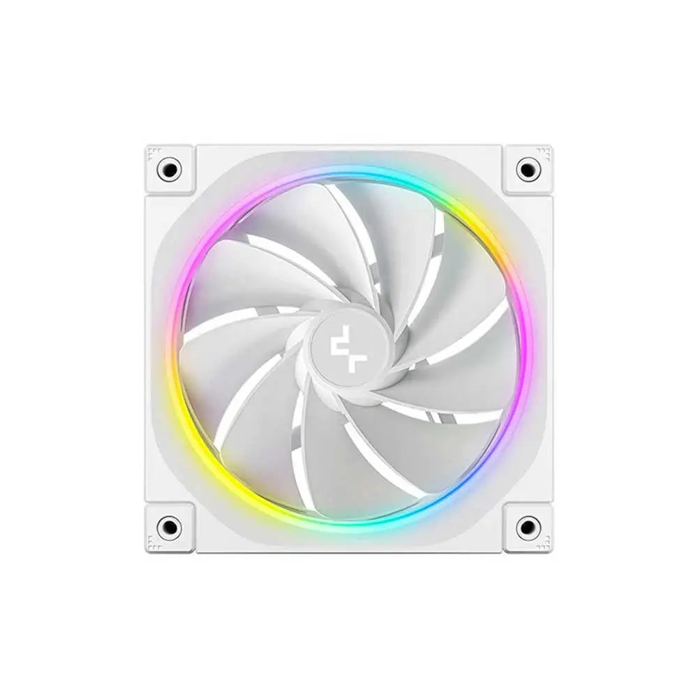 Deepcool FL12R WH-3 IN 1 ARGB 120mm Cabinet Fan White (R-FL12R-WHAPN3-G) – TechCure India