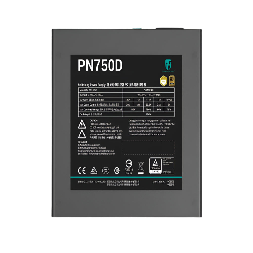 DEEPCOOL Gamer Storm PN750D 750W 80+ Gold Non Modular ATX 3.1 Power Supply – photo 2 – Model R-PN750D-FC0B-JGIN-V2 – TechCure India