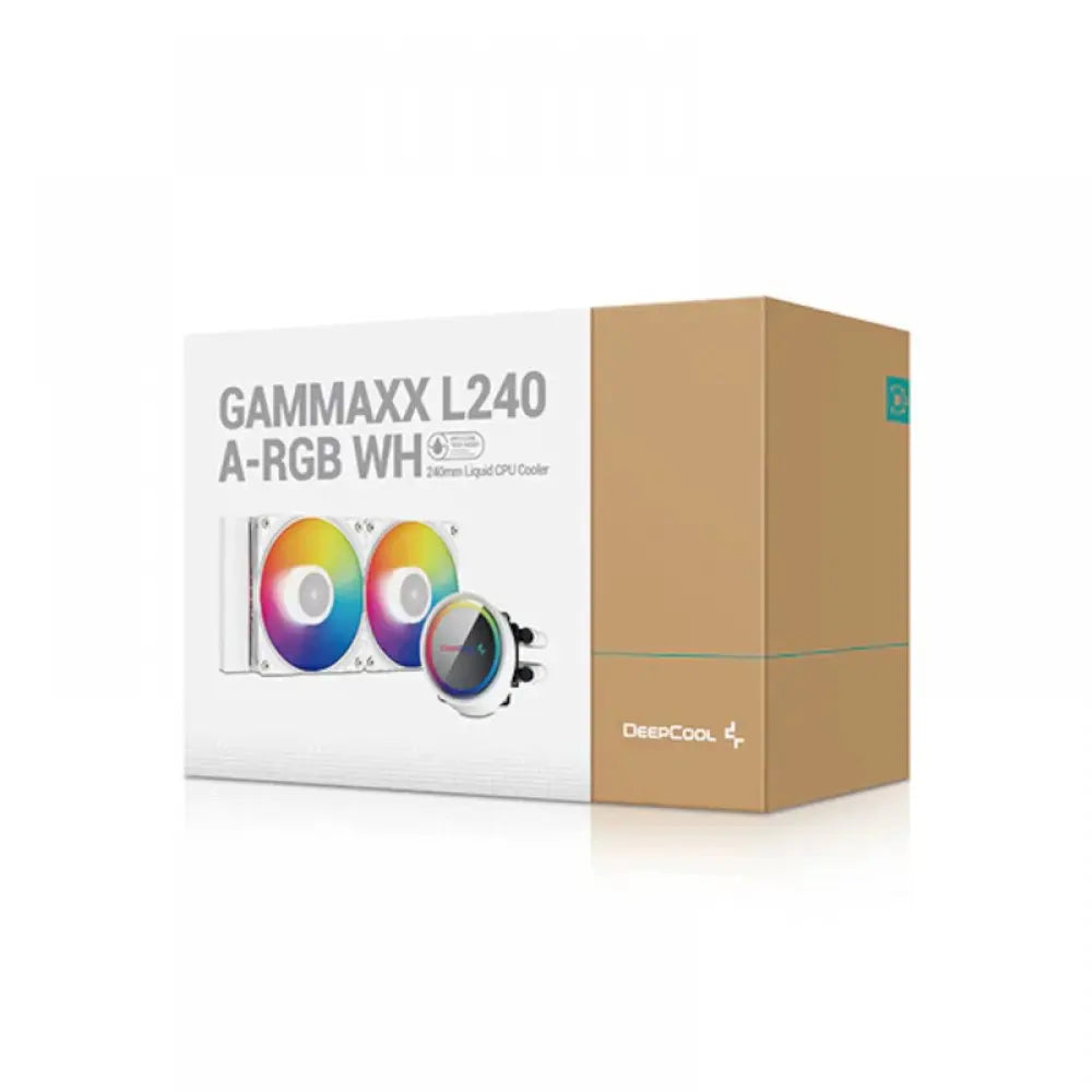 Deepcool Gammaxx L240 A-Rgb White Cpu Cooler (DP-H12CF-GL240-ARGB-WH) – TechCure India