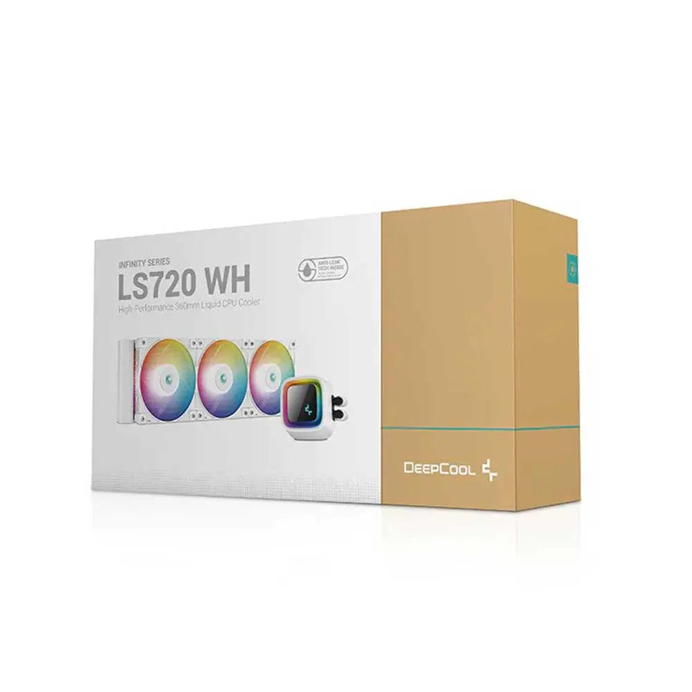 Deepcool Infinity Ls720 Wh Premium Argb 360mm Cpu Liquid Cooler (White) (R-LS720-WHAMNT-G-1) – TechCure India