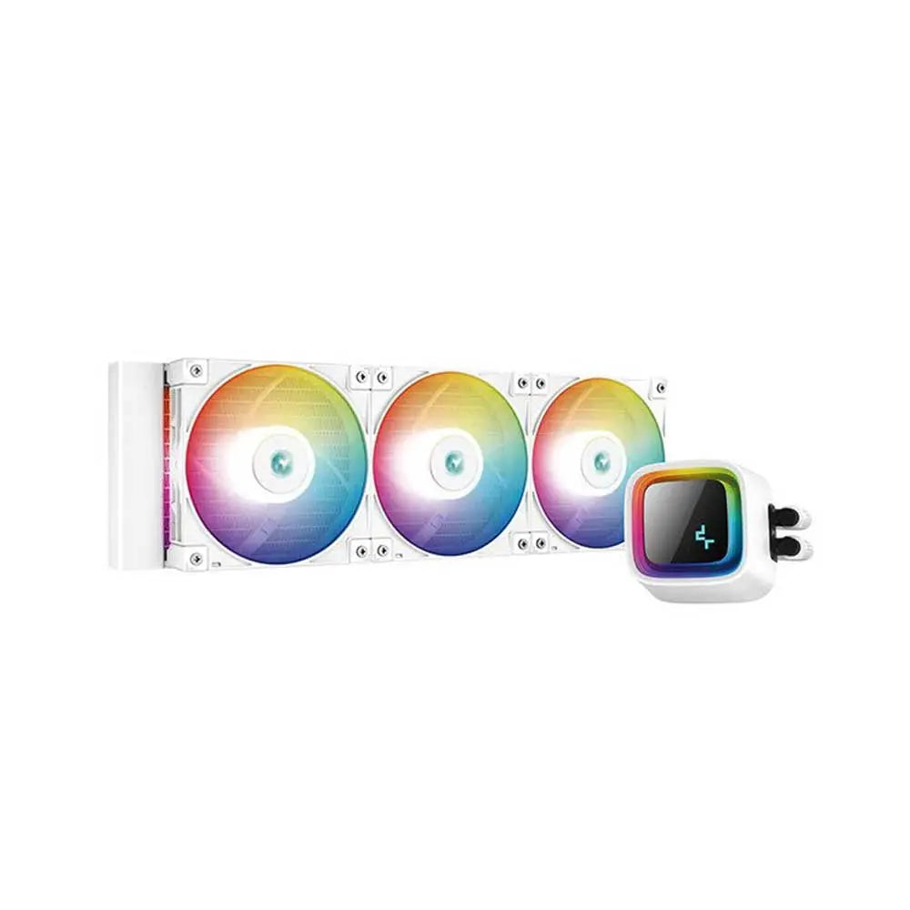 Deepcool Infinity Ls720 Wh Premium Argb 360mm Cpu Liquid Cooler (White) (R-LS720-WHAMNT-G-1) – TechCure India