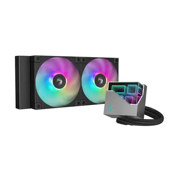 Deepcool LT240 ARGB CPU Liquid Cooler (Black) (R-LT240-BKAMNC-G-1) – TechCure India