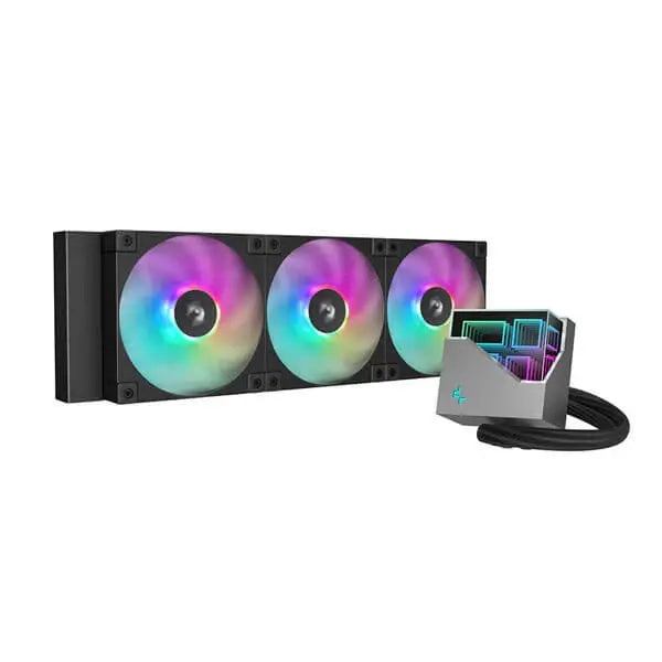 Deepcool LT360 Argb Cpu Liquid Cooler (Black) (R-LT360-BKAMNC-G-1) – TechCure India