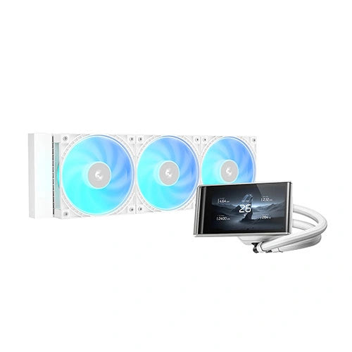 Deepcool LT360 Vision WH ARGB CPU Liquid Cooler with LCD Display (R-LT360VISION-WHAMMC-G-1) – TechCure India