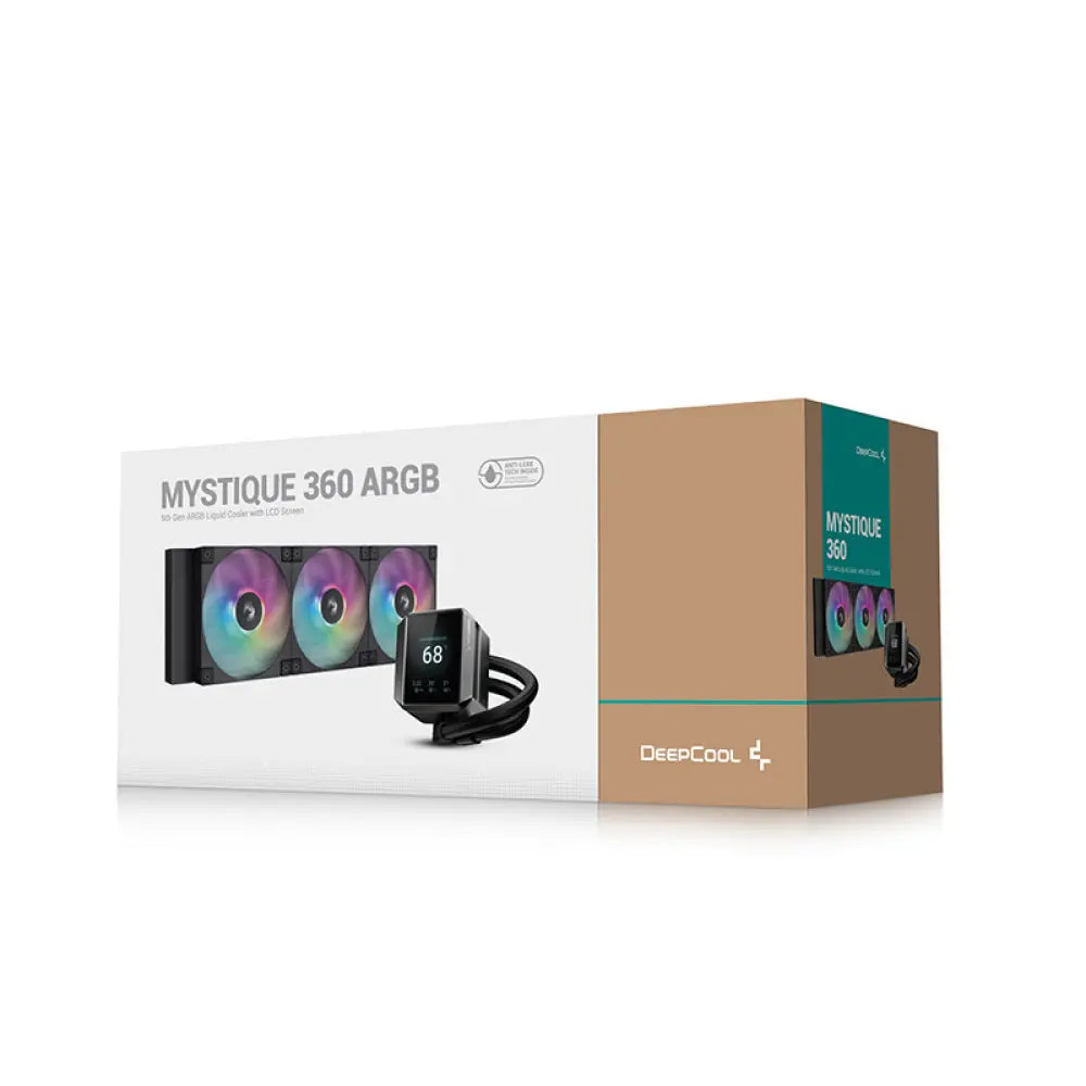 Deepcool Mystique 360 ARGB 360mm Liquid CPU Cooler (R-LX750-BKADSNC-G-1) – TechCure India