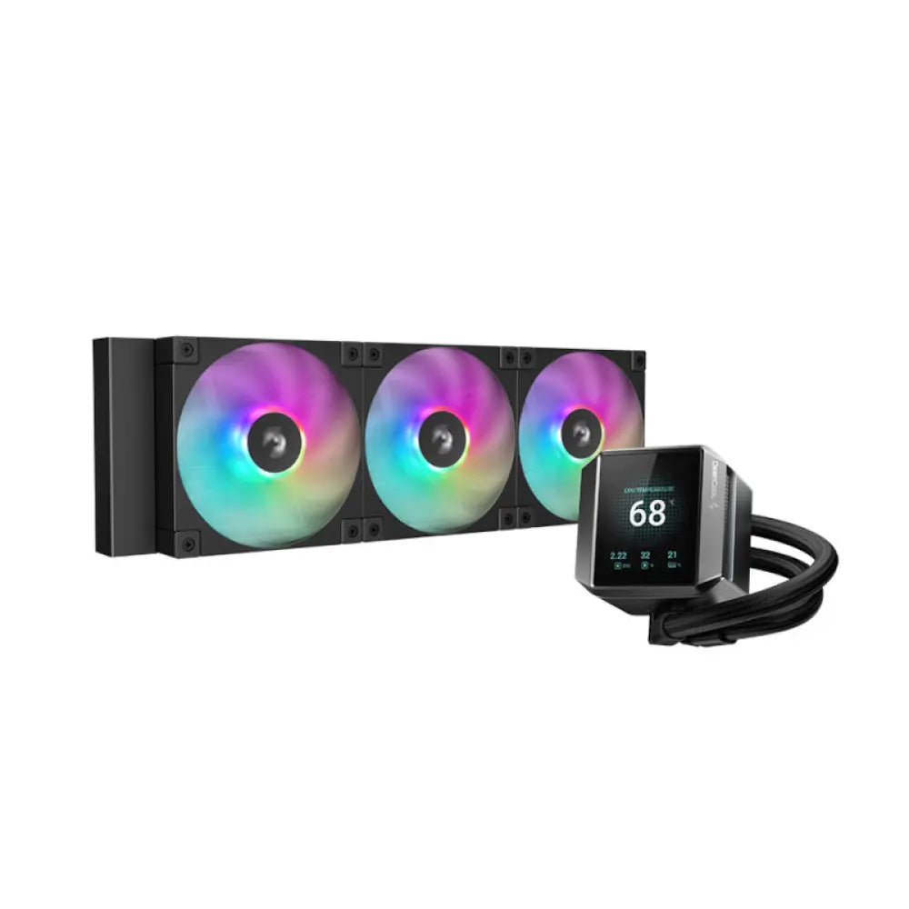 Deepcool Mystique 360 ARGB 360mm Liquid CPU Cooler (R-LX750-BKADSNC-G-1) – TechCure India