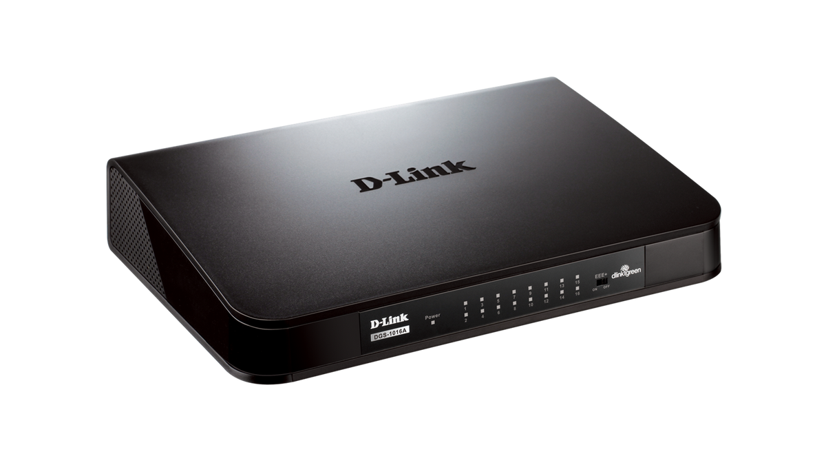 DLINK DGS-1016A 16-PORT GIGABIT SWITCH – TechCure India