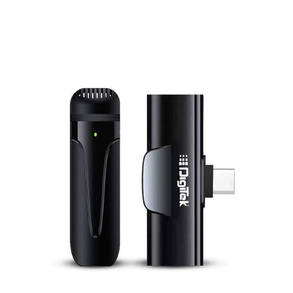 Digitek (DWM 001) Wireless Microphone & Receiver with Type C – TechCure India