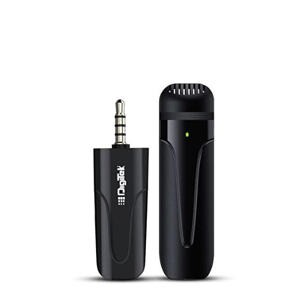 Digitek (DWM 005) Wireless Microphone with Aux Connector, Compatible for Noise Cancellation Mic Suitable – TechCure India