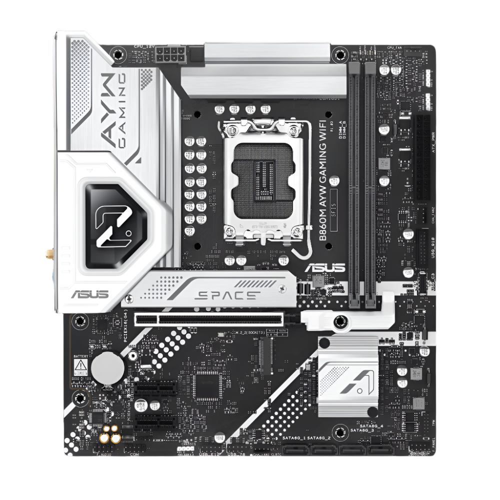 ASUS B860M AYW Gaming Wifi DDR5 Intel Motherboard - 2