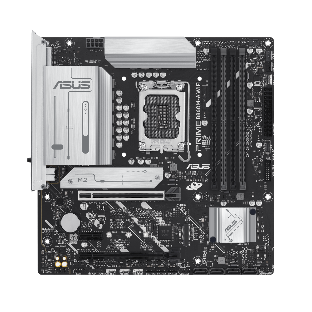 ASUS Prime B860M-A Wifi CSM DDR5 Intel Motherboard - 2