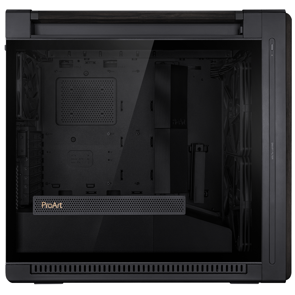 ASUS ProArt PA602 EATX Mid Tower Cabinet ( Wood ) - 6