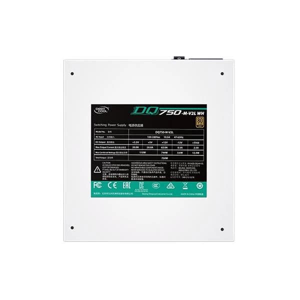 DEEPCOOL DQ750-M-V2L 80+ Gold Fully Modular Power Supply (750 W) (White) - 5