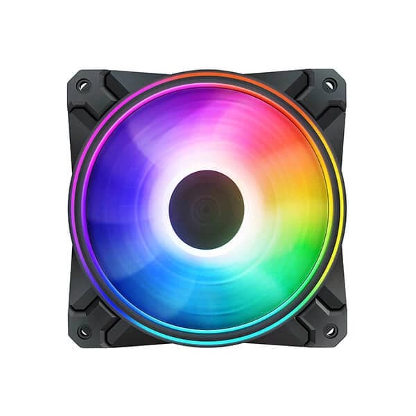 DEEPCOOL CF120 Plus 120mm ARGB Cabinet Fan (Black) ( Triple Pack ) - 2