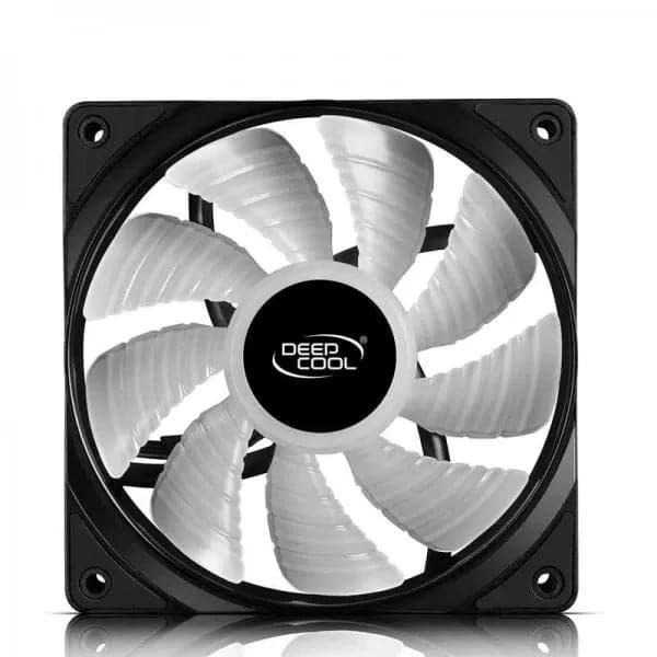 DEEPCOOL RF120M 120mm RGB Cabinet Fan (Black) (Five Pack) - 3
