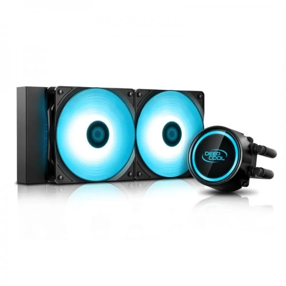 DEEPCOOL Gammaxx L240T Blue CPU 240mm Liquid Cooler (Black) - 5