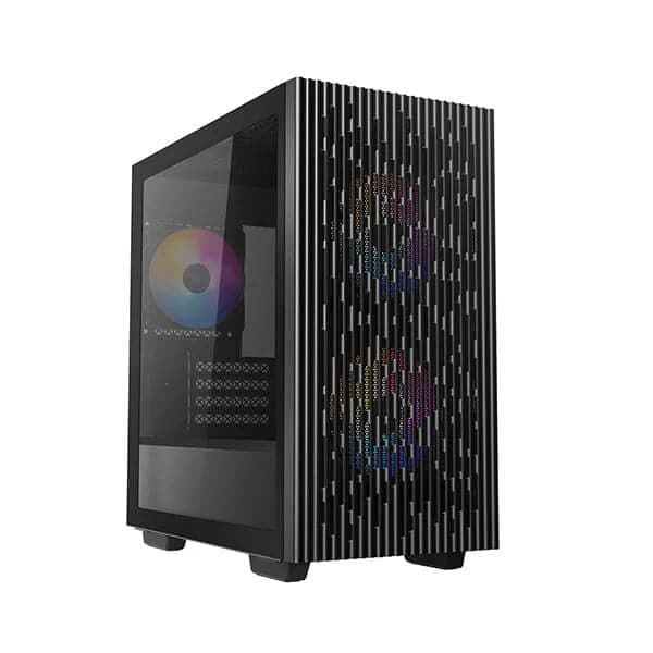 DEEPCOOL Matrexx 40 3FS MATX LED Mini Tower Cabinet (Black) - 3