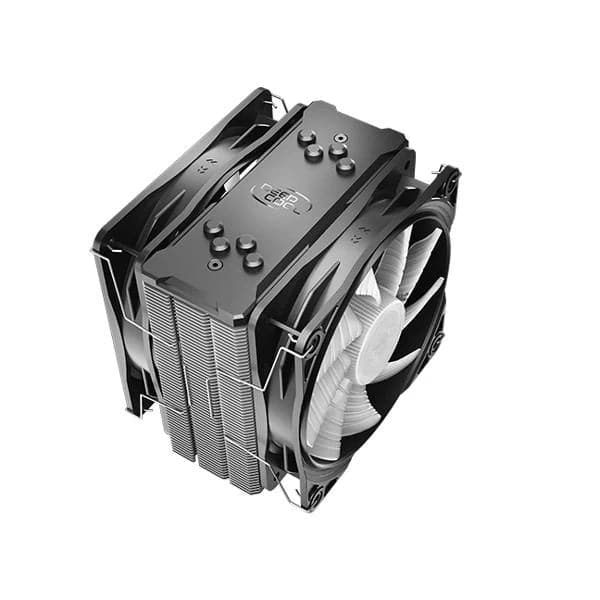 DEEPCOOL Gammaxx 400 Pro Blue LED 120mm Single Tower CPU Air Cooler (Black) - 5