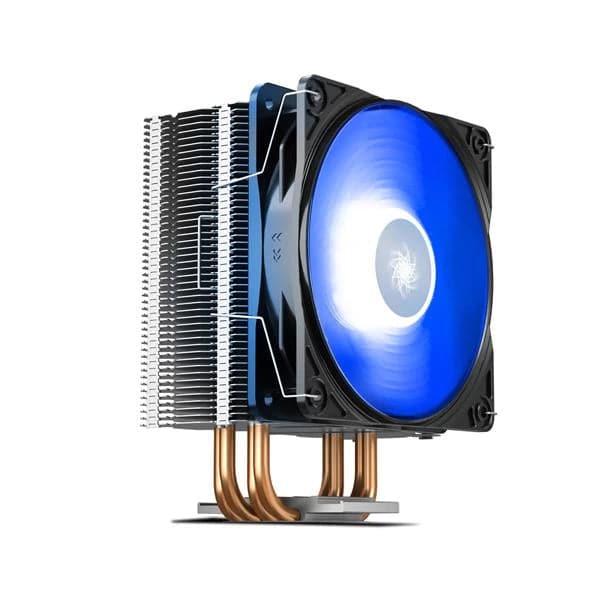 DEEPCOOL Gammaxx 400 V2 With Blue LED 120mm Single Tower CPU Air Cooler (Black) - 4