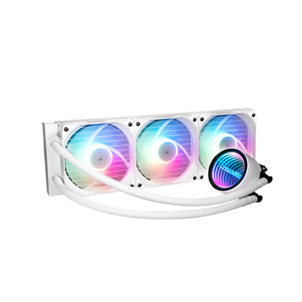 GALAX Hydro Vortex 360R ARGB AIO Liquid Cooler (White) - 2