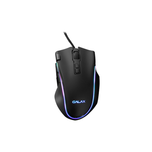 GALAX Slider 01 Wired Ergonomic Gaming Mouse ( 7200DPI / 8 Macro Buttons ) ( Black )