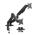 Dual Monitor Gas Spring Table Stand – Pneumatic Two Monitor Desk Mount Arm (for 13–32″ Monitors/ 8kg per monitor) — image 1