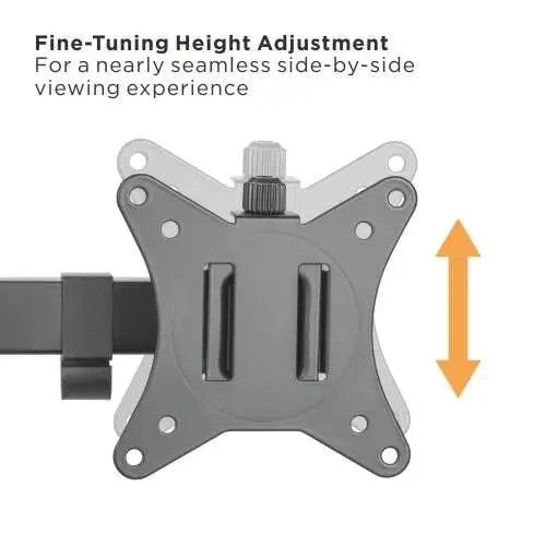 Dual Monitor Stand Freestanding – Tabletop Articulating Desk Mount – Two Monitor Arm (for 13–32″ Monitors/ 8kg per monitor) — image 6