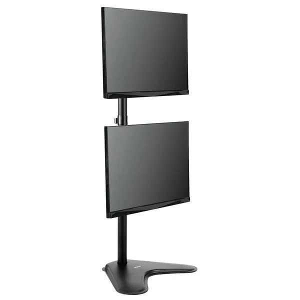 Dual Monitor Vertical Stand – Two Monitor Vertical Desk Mount – Freestanding Arm For 2 Screens (for 13–32″ Monitors/ 8kg per monitor) — image 2