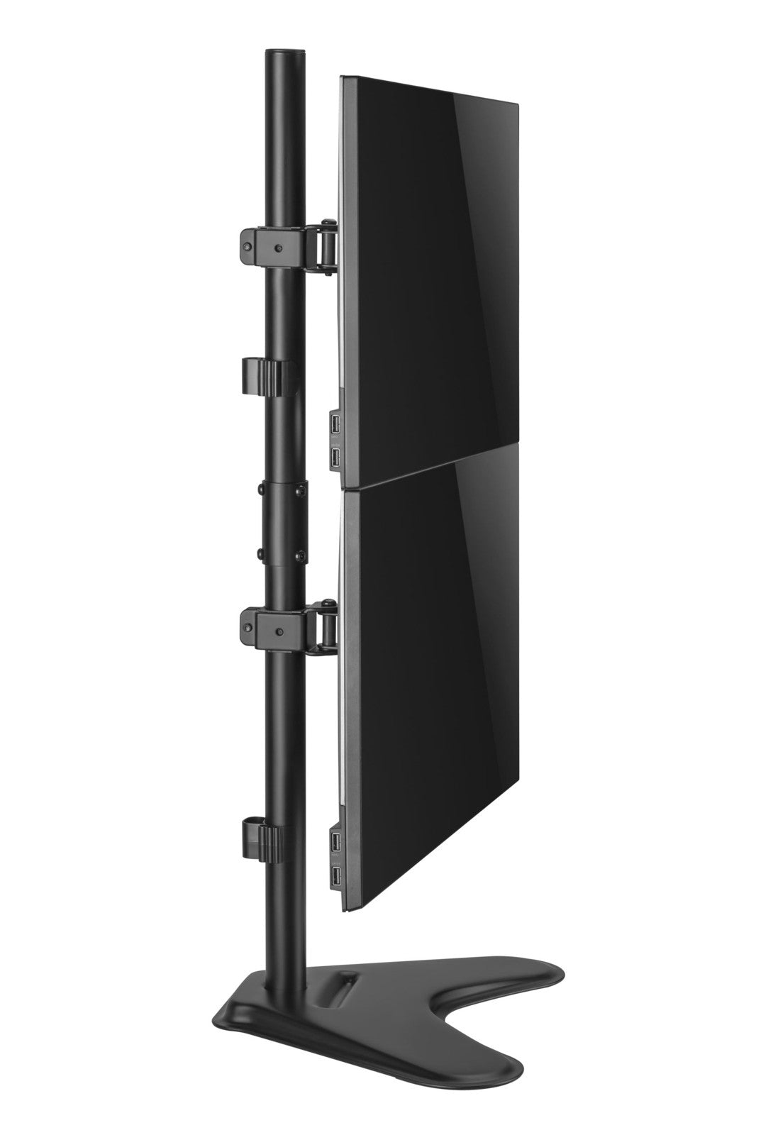 Dual Monitor Vertical Stand – Two Monitor Vertical Desk Mount – Freestanding Arm For 2 Screens (for 13–32″ Monitors/ 8kg per monitor) — image 3