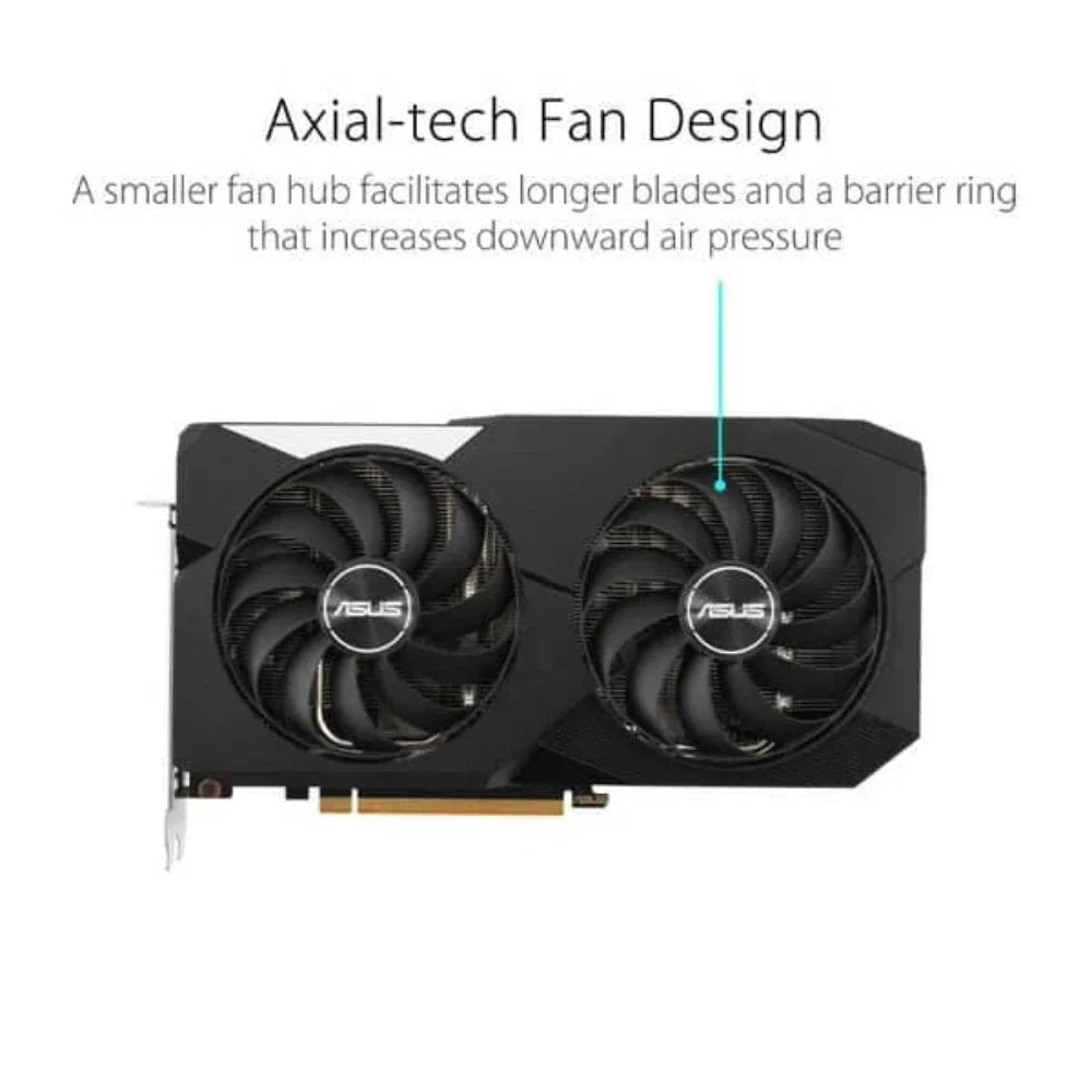 ASUS Dual Radeon RX 6650 XT OC 8GB AMD Graphic Card - 2